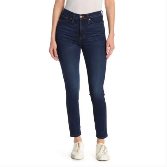 Madewell 10” High Rise Skinny Jeans Lynchburg Wash size 29 - Picture 1 of 12